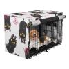 RPLIFE Black Cats Dog Crate Cover with Yellow Eyes, Windproof, Sizes S–XL, Washable Pet Crate Cover, Size M view 2