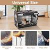 RPLIFE Waterproof Dog Crate Cover with Bottom Buckles and Mesh Windows view 4