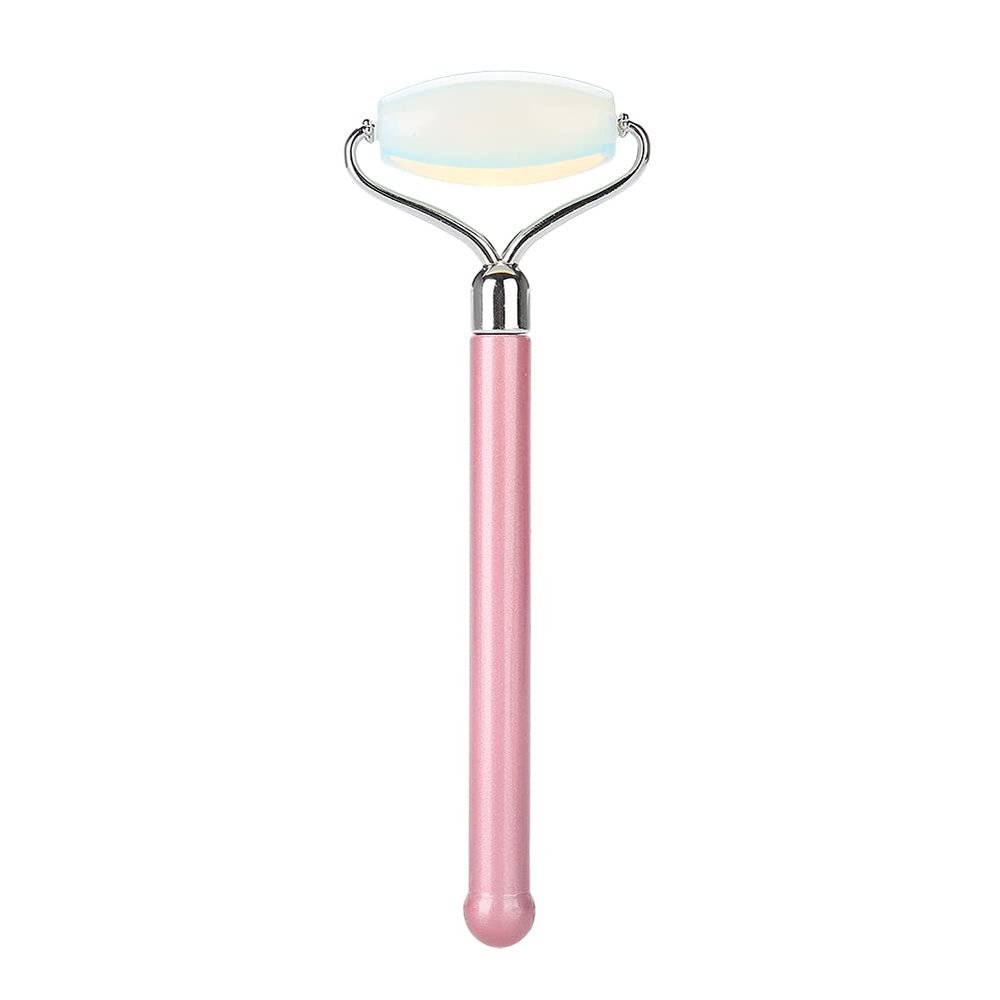 MAMJENNI Jade Roller for Facial Massage, Oval Jade Massage Tool