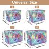 RPLIFE XL Dog House Cover with Unicorn Flower and Rainbow Design view 3