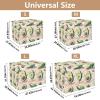 Cute Funny Avocado Green Dog Crate Cover, Roll-Up Sides, Mesh Windows, Small view 3