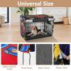 RPLIFE Dog Crate Cover, Cute Cartoon Truck, Windproof, UV-Resistant, Size S view 4