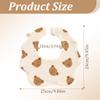 WUYJI Baby Bibs, 3-Piece Cotton Bandana Bib Set view 2