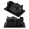 HOMSFOU 2-Piece Plastic Recliner Replacement Handles, Elegant Black Pull Handles for Recliners and Furniture view 1