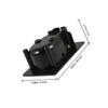 HOMSFOU 2-Piece Plastic Recliner Replacement Handles, Elegant Black Pull Handles for Recliners and Furniture view 2