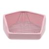 ibasenice Weighted Ceramic Rabbit Litter Box for Small Pets view 1