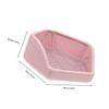 ibasenice Weighted Ceramic Rabbit Litter Box for Small Pets view 2