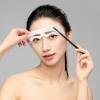 PAMINGONO 2 Sets Eyebrow Stencils, Durable Eyebrow Shaper Templates, White Measuring Aid for Precise Eyebrow Makeup, Suitable for Beginners view 3