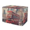 RPLIFE London Red Bus Dog Crate Cover, S-XL, Breathable, Roll-Up Sides, Helps Reduce Barking, Size XL view 1