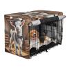 RPLIFE Cool Shade Cover for Dog Crates, S–XL, Windproof, with Mesh Windows, Reduces Barking, Size M view 2