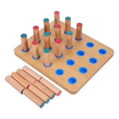 Beaupretty Large Hand Therapy Pegboard with Pegs for Finger Rehabilitation