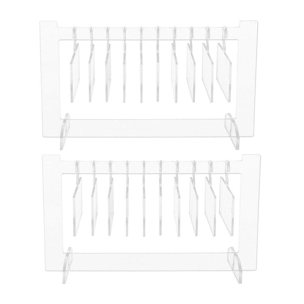 LIFKOME 2-Piece Acrylic Nail Tip Display Boards