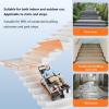 Foldable Electric Stair-Climbing Wheelchair Trolley, Aluminum Alloy, 100 kg Capacity, 8A view 2