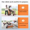 Foldable Electric Stair-Climbing Wheelchair Trolley, Aluminum Alloy, 100 kg Capacity, 8A view 3