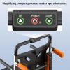 Foldable Electric Stair-Climbing Wheelchair Trolley, Aluminum Alloy, 100 kg Capacity, 8A view 4