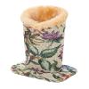 Plush Decorative Eyeglasses Holder with Wide Base for Desk and Nightstand view 1