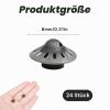 24-Pack 8 mm Soft Silicone Hearing Aid Domes, Compatible with Phonak, Signia, Oticon and Starkey view 2
