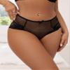 ohmydear Women's Black Lace Panties 4XL view 4