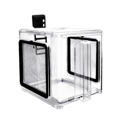 Aquarium Breeding Box, Acrylic Fry Container with Hanging Divider