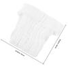 3-Pack Cotton Cloth Diaper Pants for Newborns, White view 2