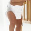 3-Pack Cotton Cloth Diaper Pants for Newborns, White view 4