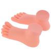 Silicone Practice Model for Toenail Training, 2 Pieces, Beige view 1