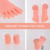 Silicone Practice Model for Toenail Training, 2 Pieces, Beige view 3