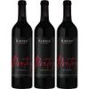 Kiefer Poetry Velvety Red Wine Cuvée, Kaiserstuhl Semi-Dry, Germany (3 x 0.75 L) with FeinWert E-Book view 1