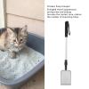 Chicken Coop and Cat Litter Scoop, Adjustable Stainless Steel Rake with Telescopic Handle, 35.4 in (Type A) view 4