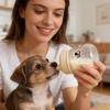 Puppy Nursing Bottle for Feeding, Angled and Leakproof view 2