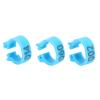 FILFEEL 001–100 Numbered Bird Leg Bands, Lightweight Identification Rings for Pigeons, Reusable (Blue) view 2