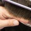 Men's Human Hair Toupee System, Thin Skin, Swiss Lace, Fine Hairline, Beige Blonde, 8" x 10" view 2