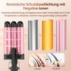 22 mm 3-Barrel Hair Waver, Ceramic Mermaid Hair Waver, PTC Fast Heating, 150°C/210°C view 2