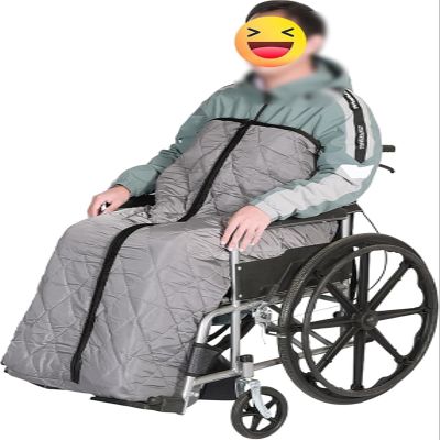 ZGHQHCDRH Wheelchair Blanket – Warm Leg and Lower-Body Cover, Universal Fit (Gray)