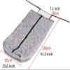 ZGHQHCDRH Wheelchair Blanket – Warm Leg and Lower-Body Cover, Universal Fit (Gray) view 2