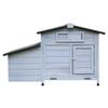 Elevated Chicken Coop with Wooden Nesting Box view 3
