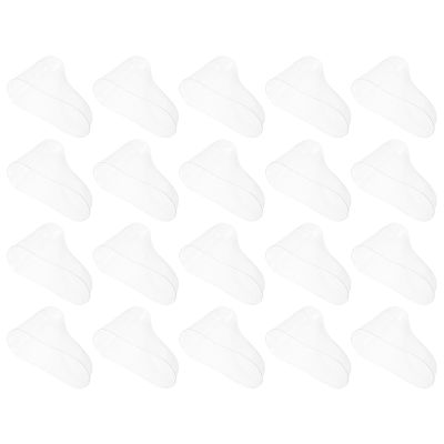 Transparent Shoe Display Forms, 40-Pack, Plastic, for Children's Shoes and Socks