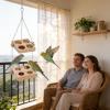 Wooden Bird Feeder Toy - Natural Wood Treat Dispenser for Fun and Interaction view 4