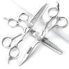 6-Inch Professional Hair Cutting Scissors, Japanese 440C Stainless Steel, 3-Piece Set view 1
