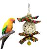 Generico Bird Chew Toy, Natural Wood with Bell for Parakeets view 1