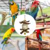 Generico Bird Chew Toy, Natural Wood with Bell for Parakeets view 4