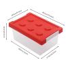 Repomanda Kids' Storage Boxes with Lids, 9 L, Stackable Toy Boxes, 4-Pack view 2