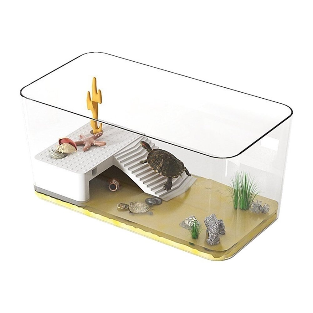 Desktop Turtle Habitat Aquarium-Terrarium, Small