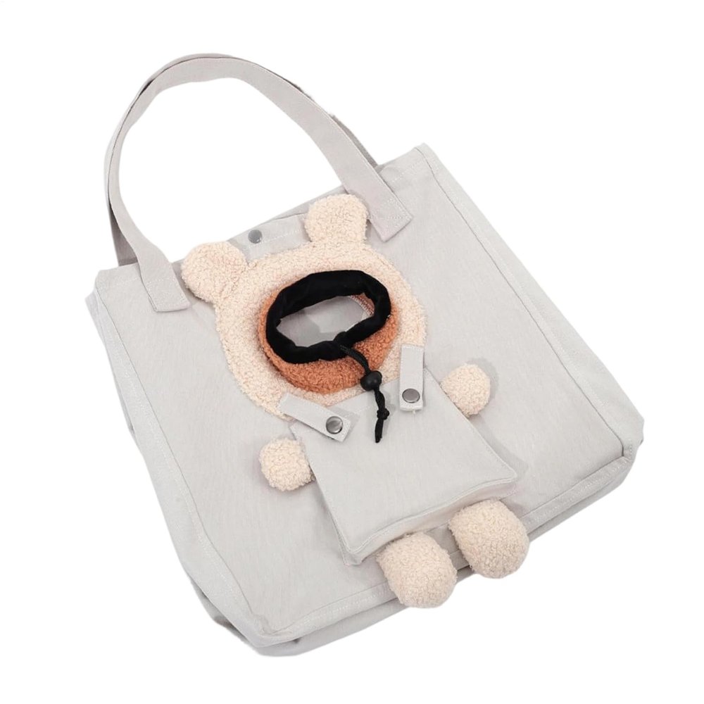 Small Dog Carrier Bag, Large, Breathable Soft Canvas