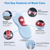 Heated Neck Massager Pillow with Adjustable Temperature view 2