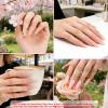 96 Coffin Press-On Nails, 4 Nude Shades, 10 Sizes, Full-Cover Breathable Fake Nails view 2