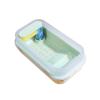Small Turtle Terrarium Habitat Tank with Removable Basking Platform view 1