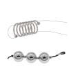 QiKKago 30 mm Adjustable Elastic Training Ball Spiral Coil Loop, Men's Fitness Accessory (3 Balls) view 3