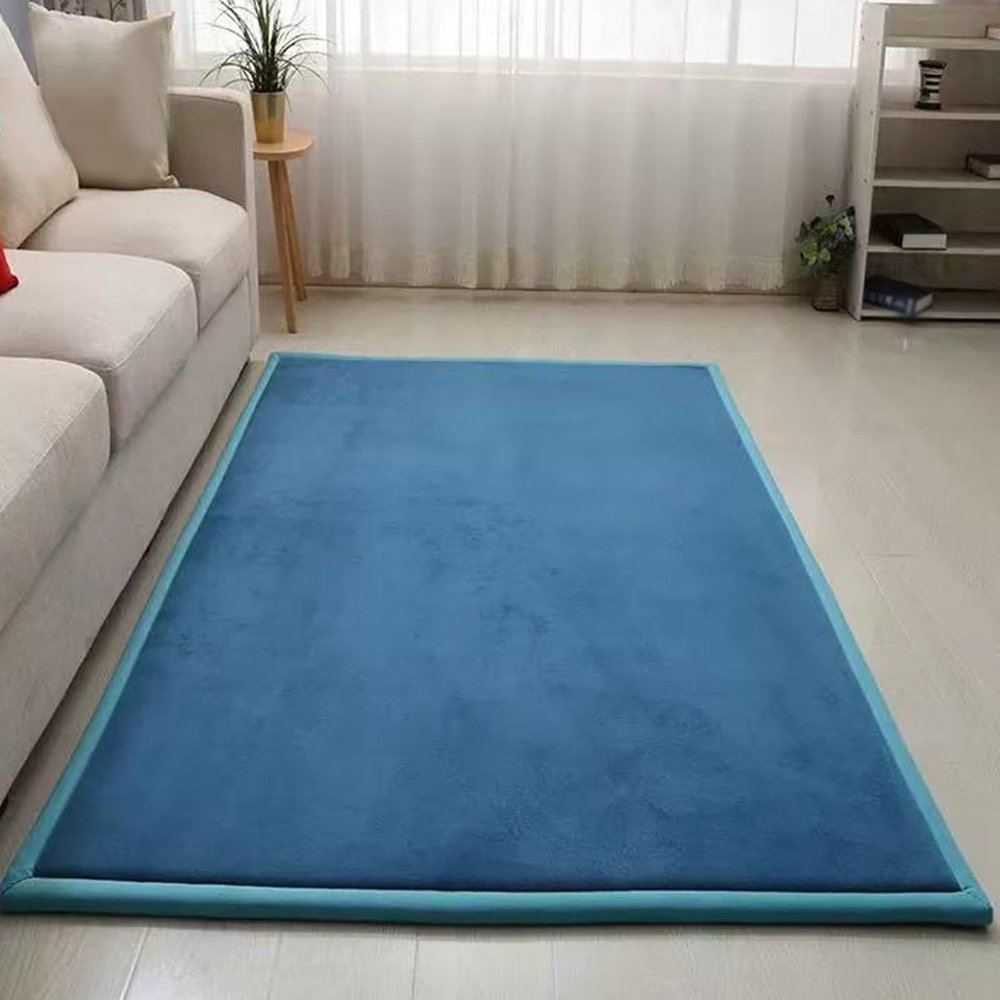 Baby Crawling Mat, Soft Short-Pile Play Rug, Non-Slip, 60 x 200 cm