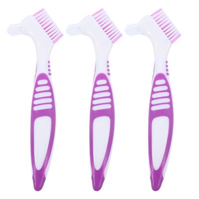 FOMIYES Turtle Shell Cleaning Brushes, 3-Piece ABS Set, Double-Sided